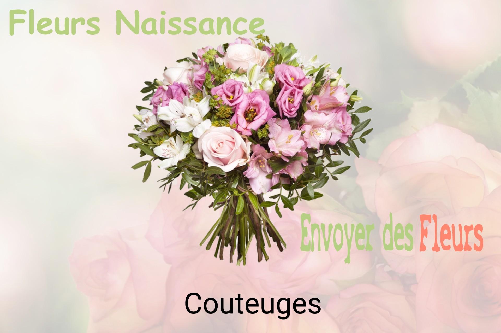 Bouquet de fleurs de naissance livré à Couteuges